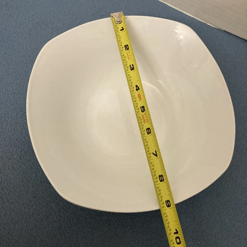 Crate & Barrel White Porcelain 9